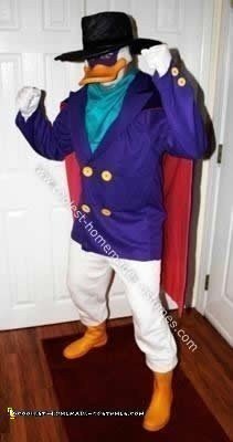 Homemade Darkwing Duck Costume