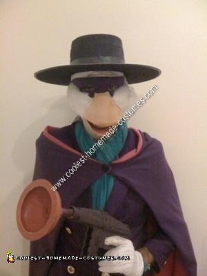 Homemade Darkwing Duck Halloween Costume Idea