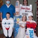 Homemade Dental Hygiene Family Costume