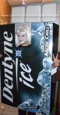 Homemade Dentyne Ice Halloween Costume