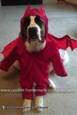 Homemade Devil Dog Costume