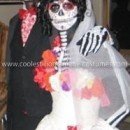 Coolest Dia de Los Muertos Adult Couple Costume