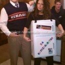 Homemade Ditka & Refrigerator Perry Couples Costume