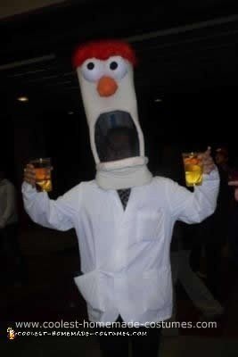 Homemade DIY Beaker Halloween Costume