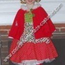 Homemade DIY Cindy Lou Who Child Halloween Costume