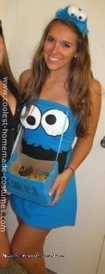 Homemade DIY Cookie Monster Halloween Costume