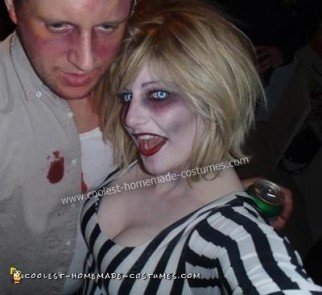 DIY Creepy Lady Beetlejuice Halloween Costume