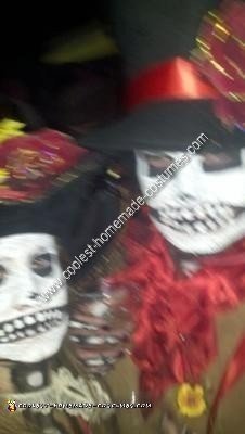 DIY Day of the Dead Couple Halloween Costume