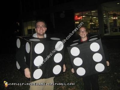 DIY Dice Couple Halloween Costume Idea