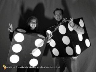 DIY Dice Couple Halloween Costume Idea