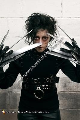 DIY Edward Scissorhands Halloween Costume