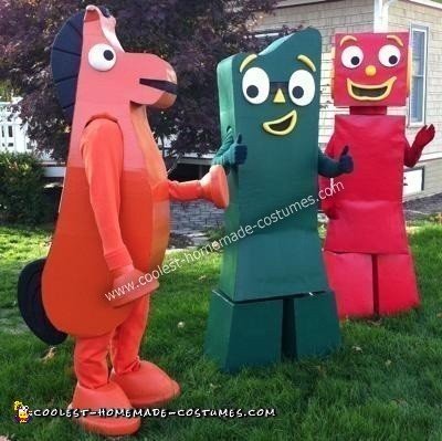 DIY Gumby Adventures Group Halloween Costume Idea