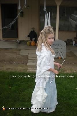 DIY Ice Witch of Narnia Child's Halloween Costume Idea