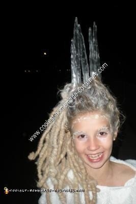 DIY Ice Witch of Narnia Child's Halloween Costume Idea