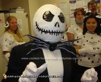 Homemade DIY Jack Skellington Halloween Costume