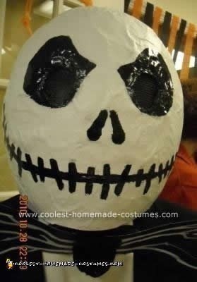 Homemade DIY Jack Skellington Halloween Costume