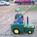 DIY John Deere Tractor Child Halloween Costume Idea