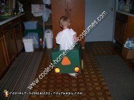 DIY John Deere Tractor Child Halloween Costume Idea