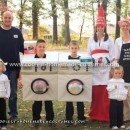 Coolest DIY Laundry Team Costume - Washer, Dryer, Laundry Baskets, Repairman, Sock Gnome, and Maid