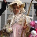 Homemade DIY Little Bo Peep Halloween Costume