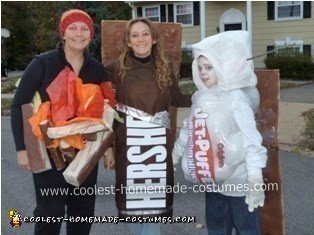 DIY Original S'mores Trio Group Costume