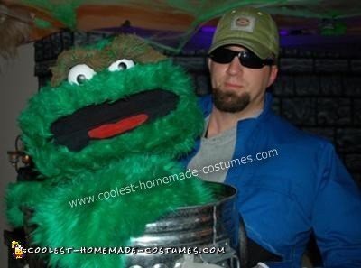 DIY Oscar the Grouch Halloween Costume