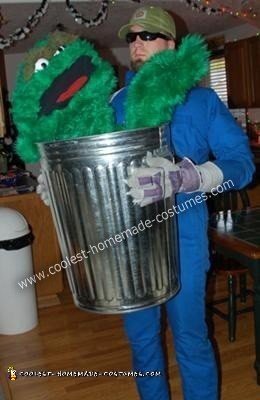 DIY Oscar the Grouch Halloween Costume