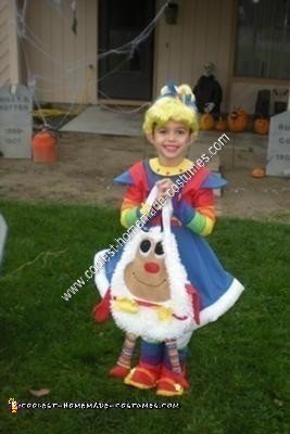 DIY Retro Rainbow Brite Girl's Halloween Costume Idea