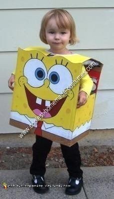 Homemade DIY Spongebob Halloween Costume Idea