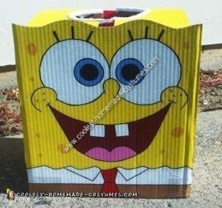 Homemade DIY Spongebob Halloween Costume Idea