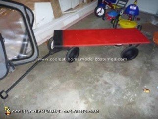 Homemade DIY Thomas the Train Halloween Costume