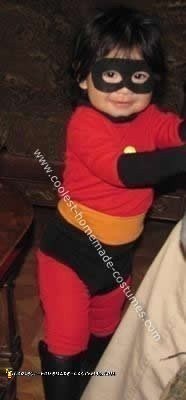 Homemade DIY Violet from the Incredibles Toddler Halloween Costume
