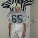 DIY Zombie Football Referee Halloween Costume