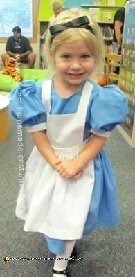 Homemade Do it Yourself Alice in Wonderland Costume