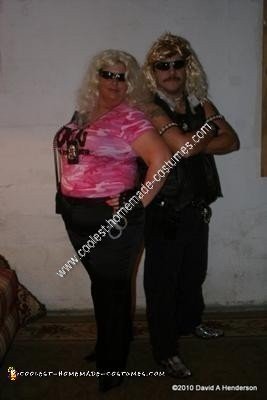 Homemade Dog and Beth Couple Costume