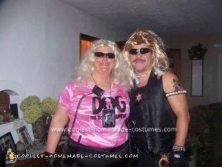 Homemade Dog and Beth Couple Costume