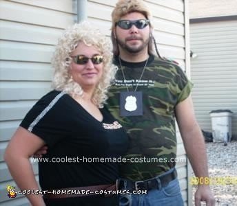 Homemade Dog the Bounty Hunter and Beth Costumes