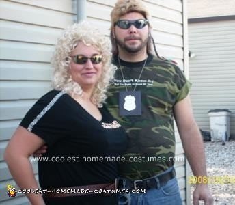 Homemade Dog the Bounty Hunter and Beth Costumes