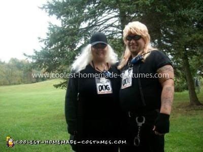 Homemade Dog the Bounty Hunter and Beth Costumes