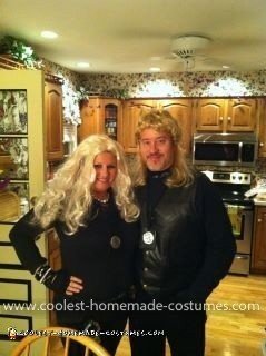 Homemade Dog the Bounty Hunter and Beth Costumes