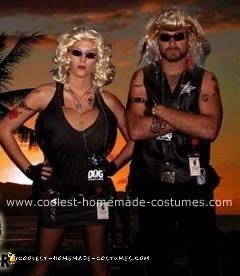 Homemade Dog the Bounty Hunter and Beth Chapman Costumes