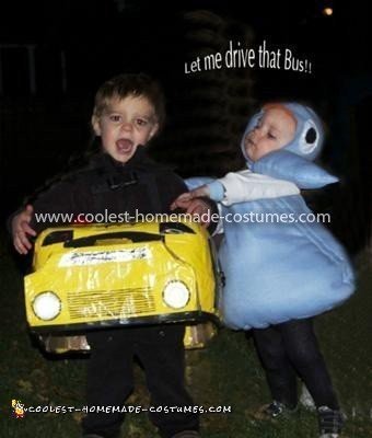 Homemade  "Don't Let the Pigeon Drive the Bus" Couple Costume