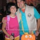 Homemade Dora and Diego Couple Costume