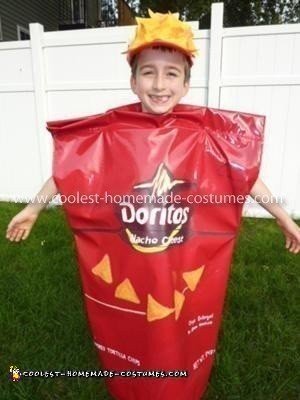 Homemade Doritos Bag Child's Costume