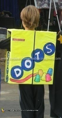 Homemade DOTS Candy Costume