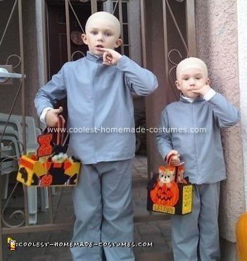 Homemade Dr. Evil and Mini Me Costumes
