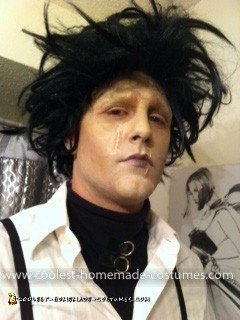 Homemade Edward Scissorhands Costume