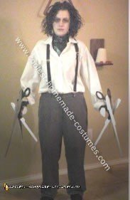 Edward Scissorhands Homemade Costume