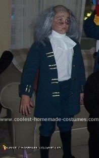 Homemade Electrocuted Ben Franklin Costume