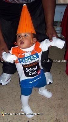Homemade Elmer's Glue Child Costume